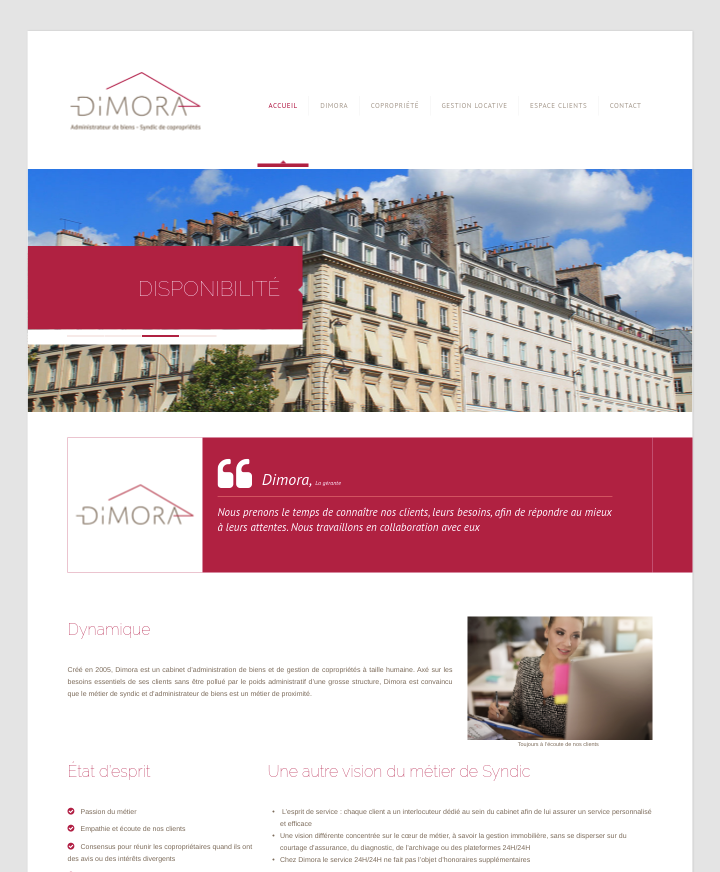 capture ecran 3 site dimora