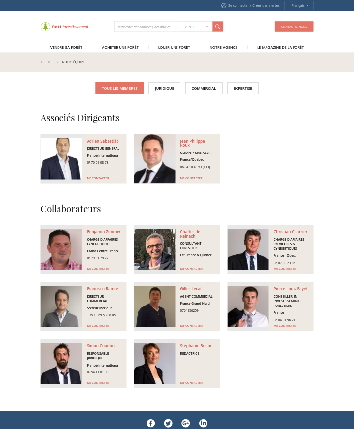 capture ecran 2 site foret investissement