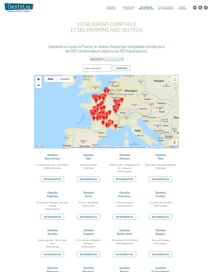 capture ecran 2 site gestelia