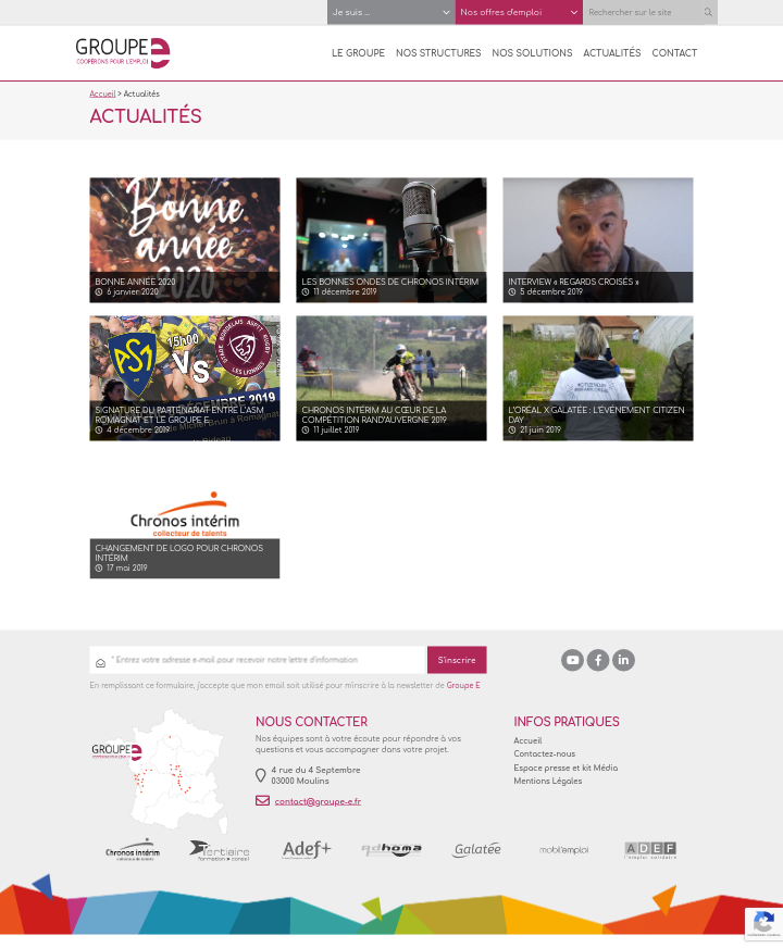capture ecran 1 site groupe e