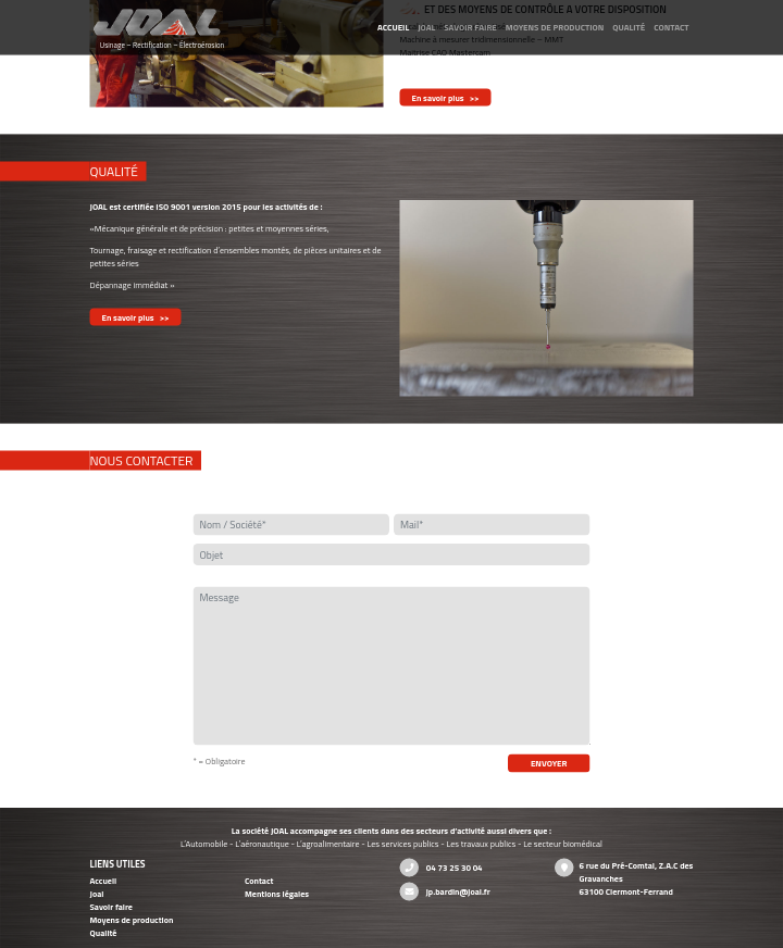 capture ecran 1 site joal