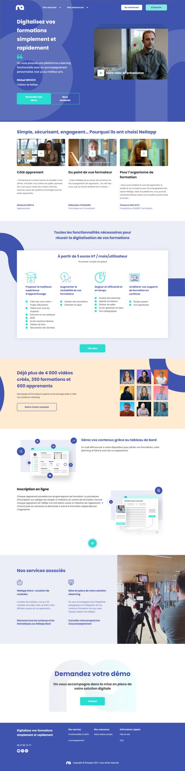 capture ecran 3 site nellap